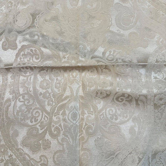 Ralph Lauren Home Set Of 10 Paisley Cream Damask Cotton Blend Napkins NEW - Picture 5 of 8